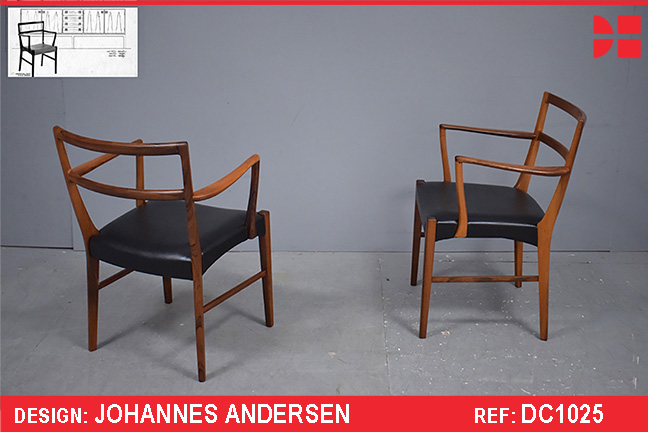 Johannes Andersen armchair | Vintage rosewood