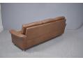 The sofa can be used free standing as a centre piece as it is fully upholsterd in leather on the back too.