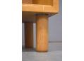 Stands firmly on cylindrical oak legs screw fitted to the base. Easy to remove for transport.