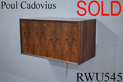 Poul Cadovius drop front bar cabinet | Rosewood