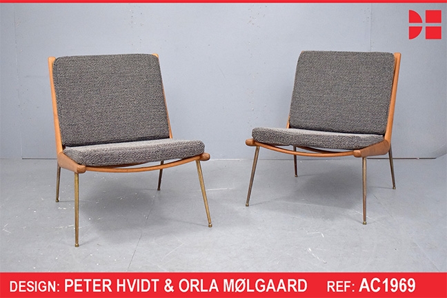 Vintage Boomerang chair | Hvidt & Molgaard design 