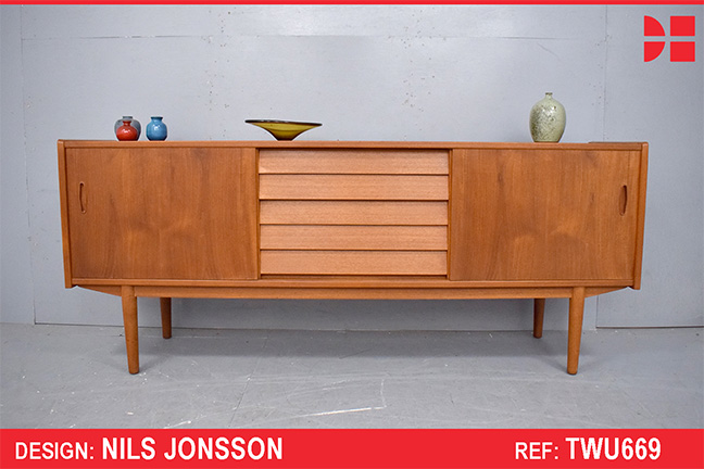 'TRIO' Sideboard in vintage teak | 1961 Nils Jonsson design