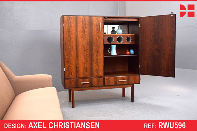 Vintage rosewood bar cabinet | Axel Christiansen