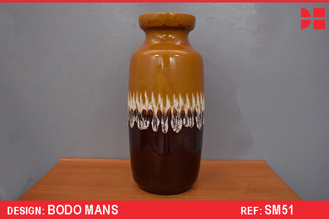 Retro BAY Keramics floor vase | Bodo Mans 