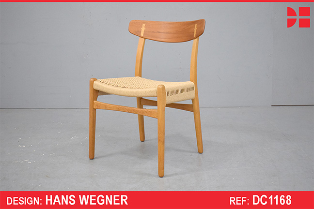 Vintage oak frame model CH23 dining chair | Hans Wegner