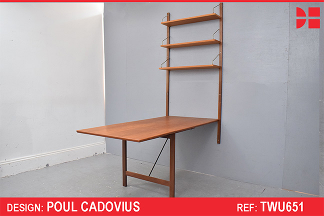 Royal system dining table with drop-leaf | Poul Cadovius