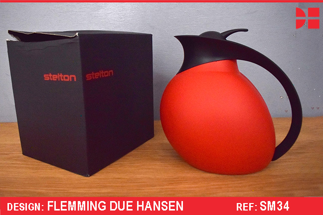 Red Thermos part of Steltons explore range by Flemming Due Hansen