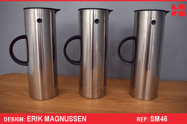 Vintage Stelton thermos jug designed by Erik Magnussen 