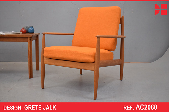 Grete Jalk design Vintage teak armchair model 128