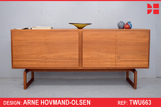 Model MK507 Arne Hovmand Olsen design teak sideboard  | 160cm wide