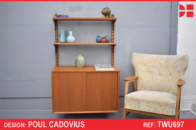 Compact CADO system in vintage teak | Poul Cadovius