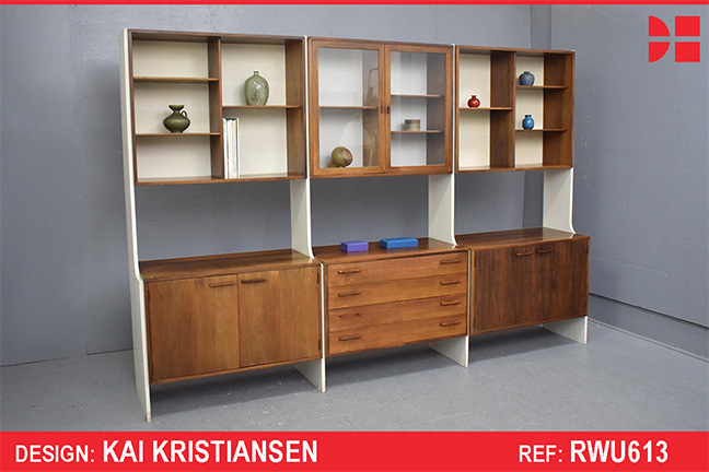 Freestanding FM system in rosewood by Kai Kristiansen