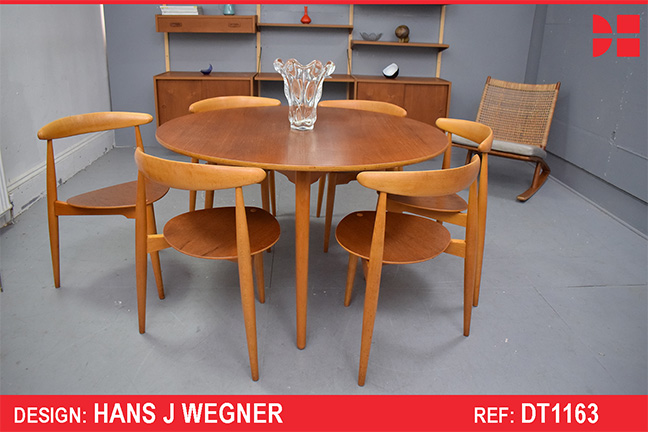 Hans Wegner design HEART dining suite | Fritz Hansen