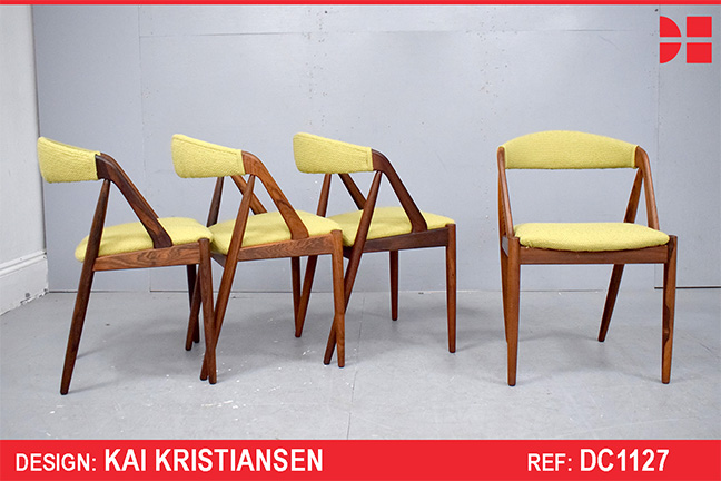 Set of 4 vintage model 31 dining chairs in rosewood | Kai Kristiansen