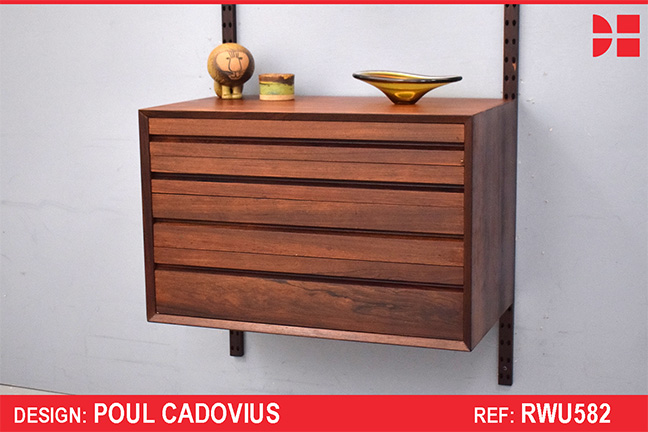 Vintage rosewood CADO chest of drawers