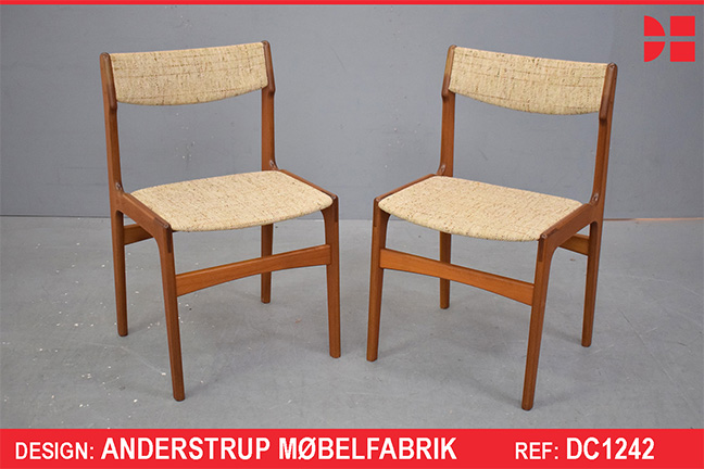 Anderstrup Mobelfabrk vintage teak dining chair