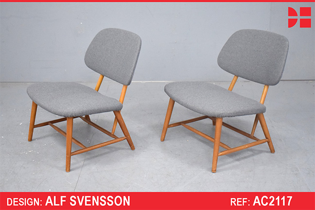 Te Ve easy chair designed 1953 by Alf Svensson