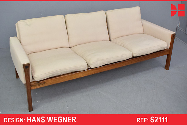 Hans Wegner 3 seater rosewood sofa | Model AP62