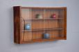 Vintage rosewood display cabinet produced by Randers Mobelfabrik