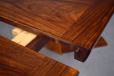 Large rectangular pedistal table in rosewood | Skovby - view 7