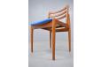 Vintage teak dining chair with ladder back - view 5