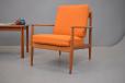 Vinatge France and Son model 128 GRETE JALK design armchair with new upholstery