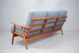 Teak framed GE270 3 seat sofa with all new pirelli webbing fitted to seat