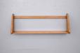 Vintage wall-mounted oak bookshelf - view 4