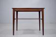 Vintage rosewood end table with magazine shelf - view 5