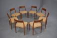 MK175 teak dining chair made by Mogens Kold - design Arne Hovmand Olsen 1955