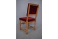 6 antique oak farmhouse dining chairs  - view 7