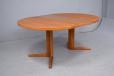 Vintage teak round dining table on pedestal legs | Vejle Mobelfabrik - view 4