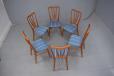 Niels Koefoed design INGRID dining chair set with new upholstered seats