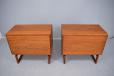 stunning vintage teak pair of drawers designed by arne hovmand olsen produced by mogens kold