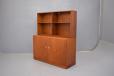 Model 132 bookcase and drawers unit in teak designed 1965 by Borge Mogensen