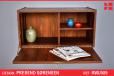 Locking drop front cabinet in rosewood | PS System - view 1