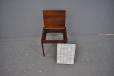 Small square side table in vintage brazilian rosewood - view 7