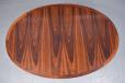 1960s design rosewood pedistal dining table 