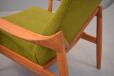 Unusual armchair for France & son as it has fitted upholstered seat - Not loose cushions