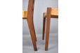 Midcentury teak dining chairs with high spindle back design produced 1960s by danish cabinetmaker