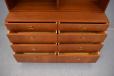 Borge Mogensen design model 244 bookcase and drawer unit in teak