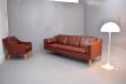 Classic Borge Mogensen design 3 seat sofa in ox blood leather - view 10