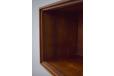 Vintage wall monted display cabinet in rosewood made by Danish Cabinetmaker