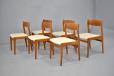 Set of 6 vintage teak dining chairs made in the 1980s - view 10