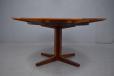 vintage rosewood dining table with folding leaves designed 1960s for sale