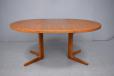 Vintage teak round dining table on pedestal legs | Vejle Mobelfabrik - view 3