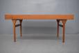 midcentury teak desk with 4 drawers designed 1955 by Nanna & Jorgen Ditzel