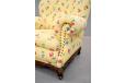 Vintage oversized wing back armchair for sale