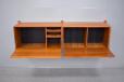 Pair of vintage teak ROYAL wall-mounted cabinets | Poul Cadovius - view 9