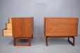 midcentury teak pair of drawers designed by arne hovmand olsen produced by mogens kold